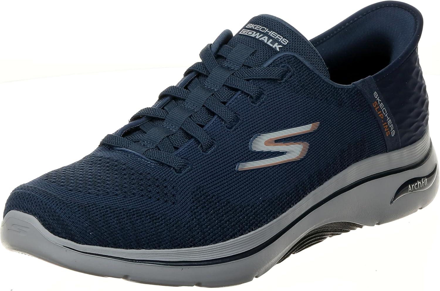 Мужские кроссовки Skechers Go Walk Arch Fit 2.0 - Grand для ходьбы, синий/оранжевый/темно-синий
Мужские кроссовки Skechers Go Walk Arch Fit 2.0 - Grand для ходьбы, синий/оранжевый/темно-синий