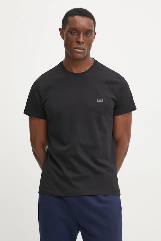 Хлопковая футболка Boss, черный
Хлопковая футболка Boss, черный