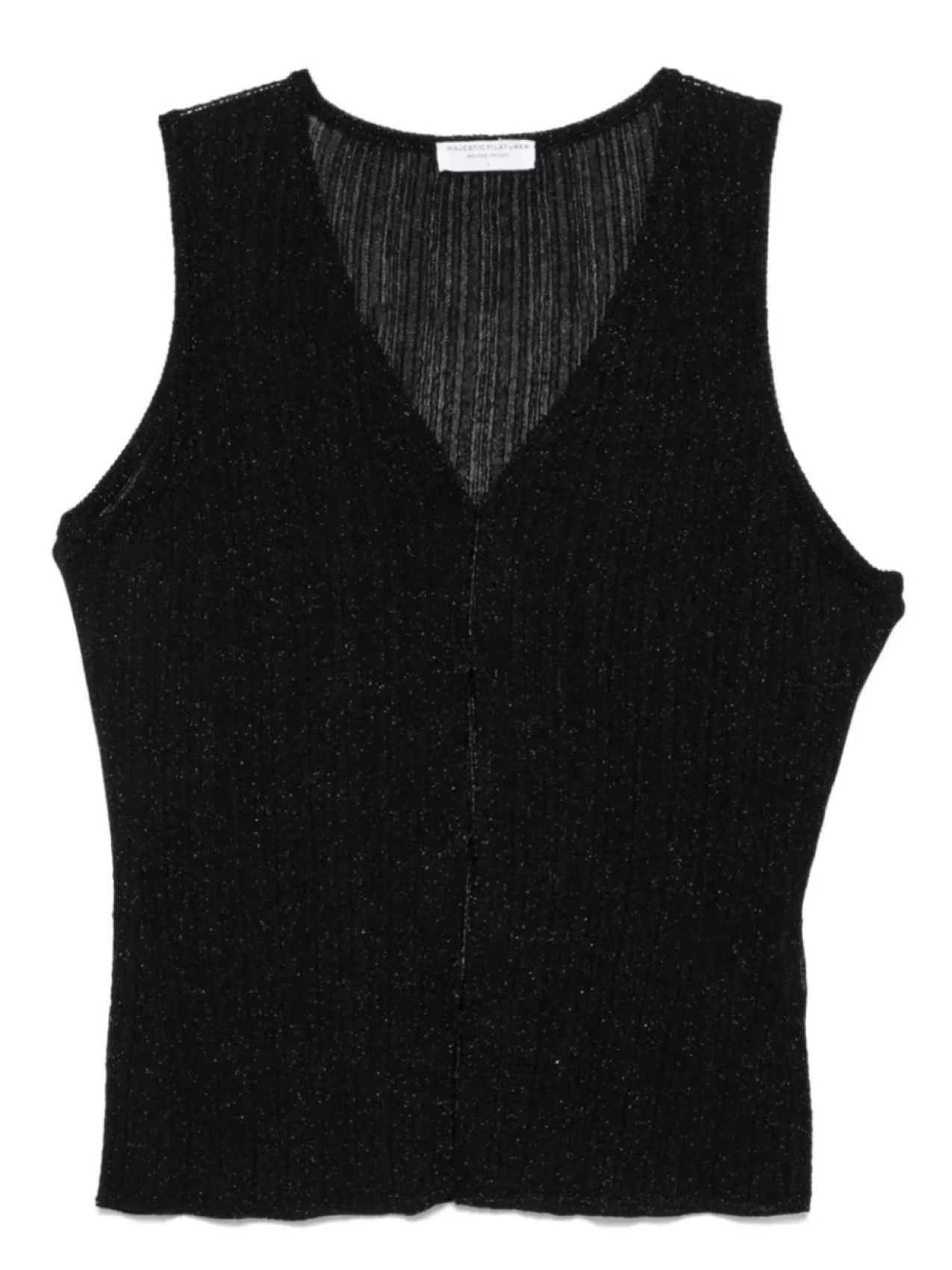 Топ тонкой вязки Majestic Filatures, черный
Топ тонкой вязки Majestic Filatures, черный