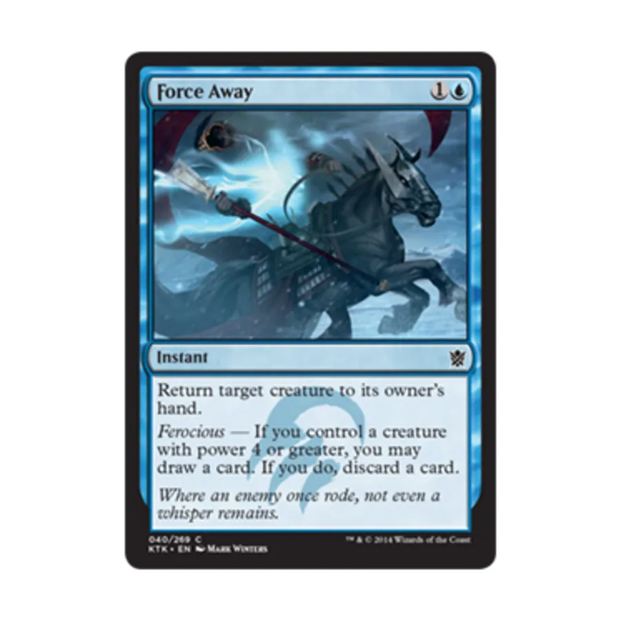 CCG Отогнать (С), MTG - Khans of Tarkir
CCG Отогнать (С), MTG - Khans of Tarkir