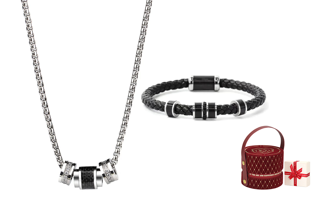 Mustkoo Браслет из коровьей кожи и титановой стали, мужские, черный
Mustkoo Браслет из коровьей кожи и титановой стали, мужские, черный