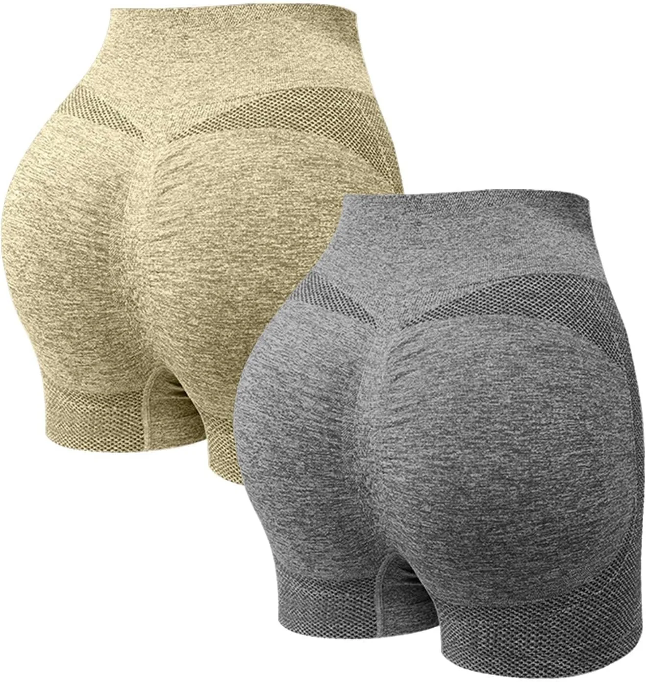 Женские шорты для тренировок seamless, high waisted, 2 шт, scrunch butt lift
Женские шорты для тренировок seamless, high waisted, 2 шт, scrunch butt lift