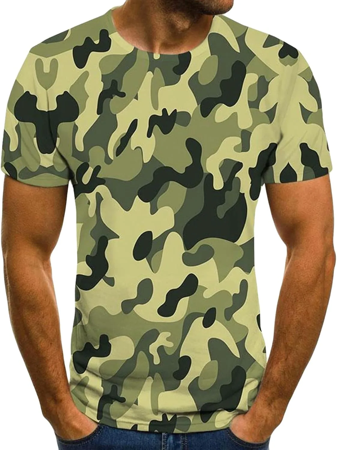 Мужская футболка Camo Printed Athletic с коротким рукавом Maiyifu-GJ
Мужская футболка Camo Printed Athletic с коротким рукавом Maiyifu-GJ