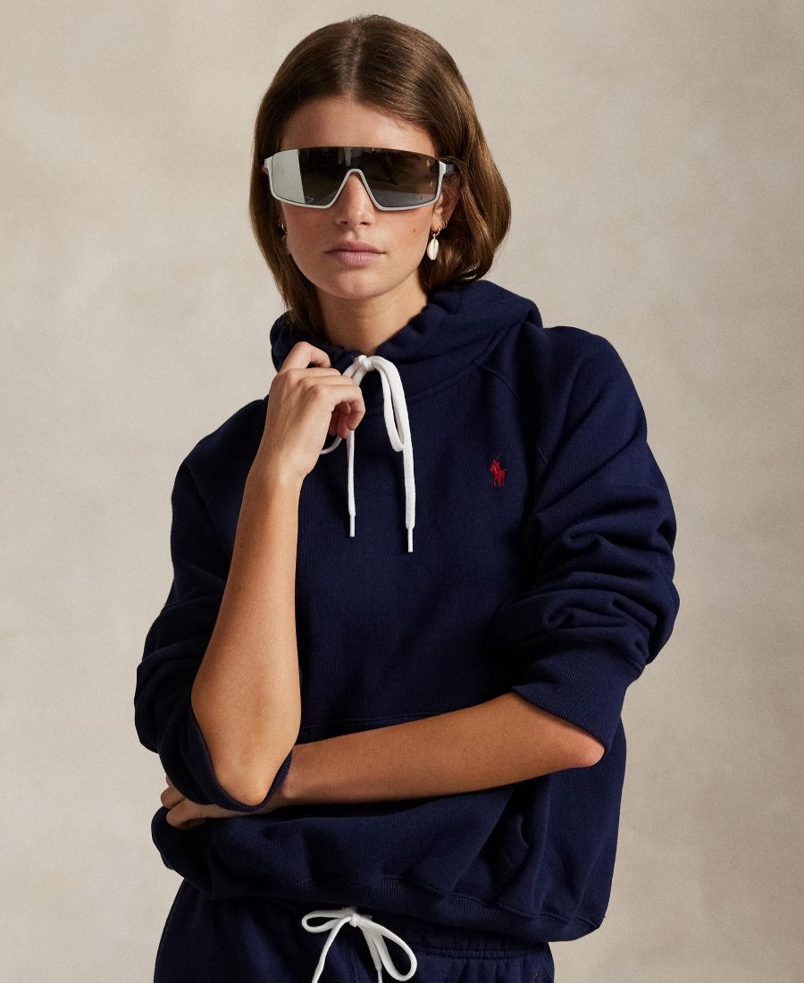 Женская флисовая толстовка с капюшоном укороченного кроя Polo Ralph Lauren, Cruise Navy
Женская флисовая толстовка с капюшоном укороченного кроя Polo Ralph Lauren, Cruise Navy