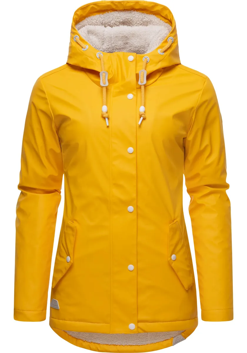 Дождевик Ragwear "Мардж" с капюшоном, женский зимний плащ на теплой подкладке, желтый
Дождевик Ragwear "Мардж" с капюшоном, женский зимний плащ на теплой подкладке, желтый