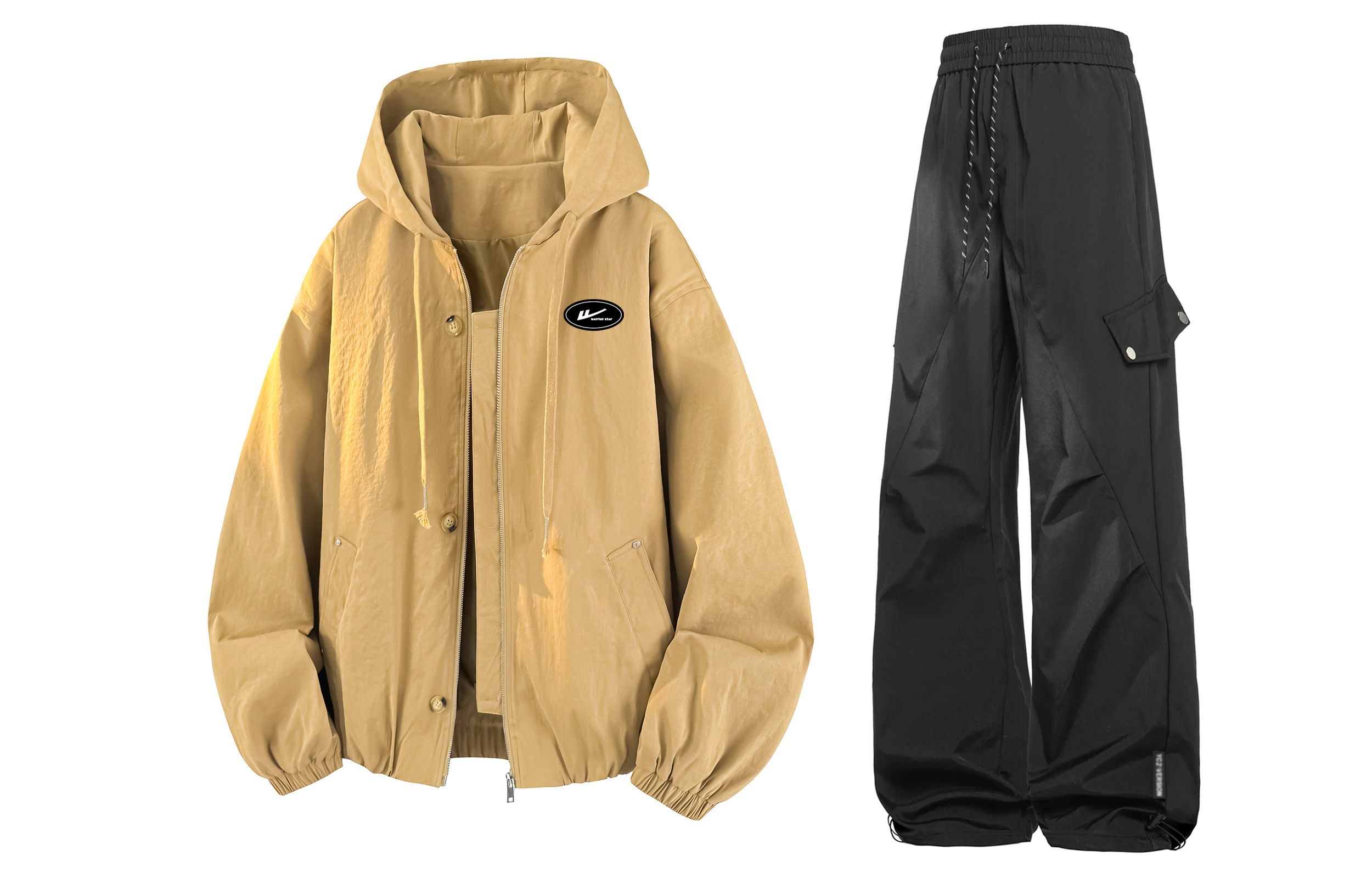 Повседневная спортивная одежда Unisex WARRIOR, коричневый+черный (2-piece set diy badge)
Повседневная спортивная одежда Unisex WARRIOR, коричневый+черный (2-piece set diy badge)