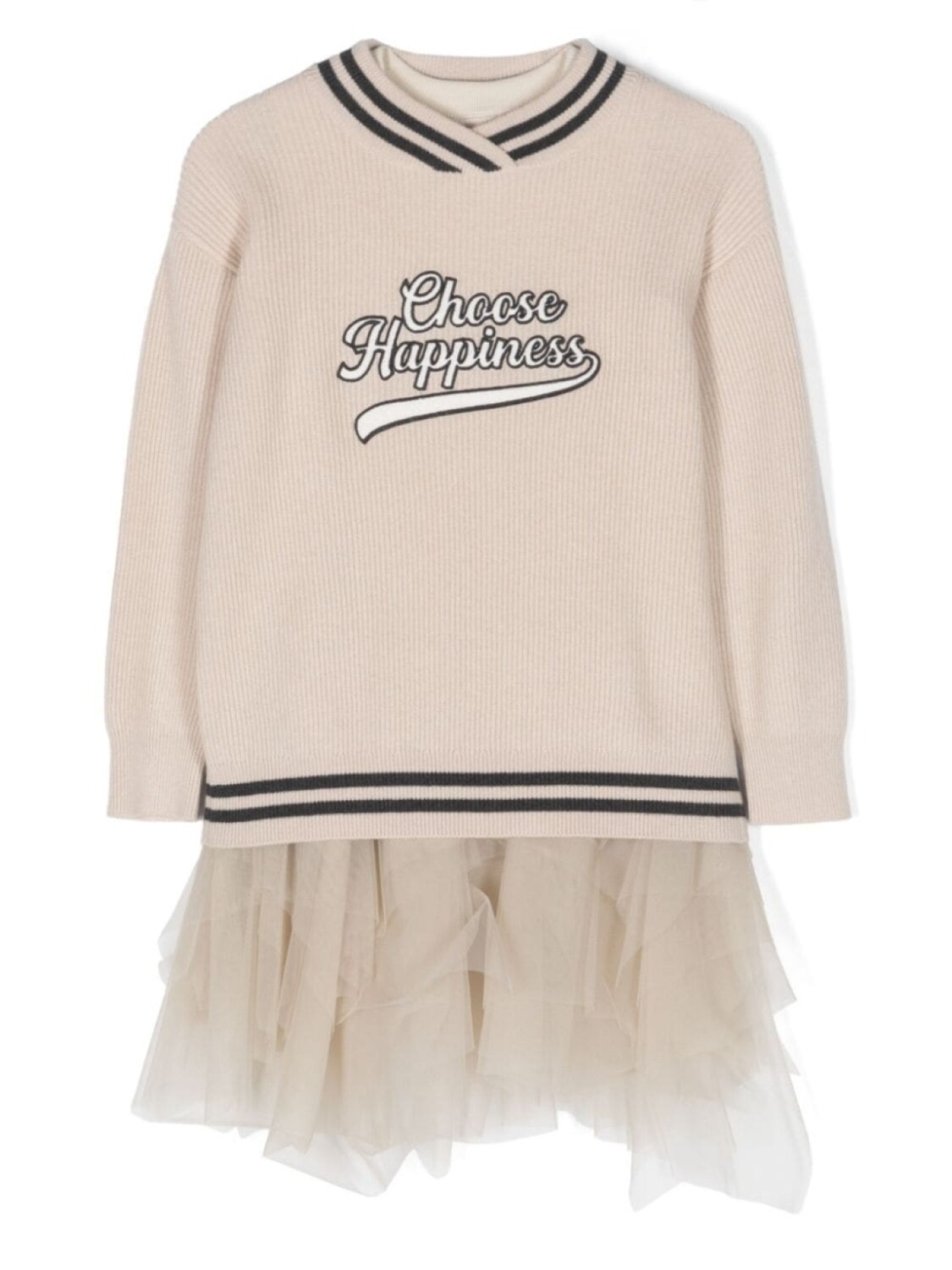 Brunello Cucinelli Kids комплект из платья и топа, нейтральный цвет
Brunello Cucinelli Kids комплект из платья и топа, нейтральный цвет