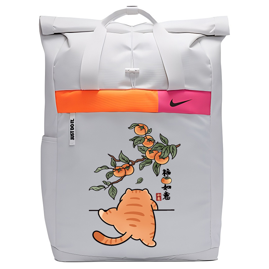 Nike Тканевый рюкзак с принтом унисекс белый, All the Best
Nike Тканевый рюкзак с принтом унисекс белый, All the Best