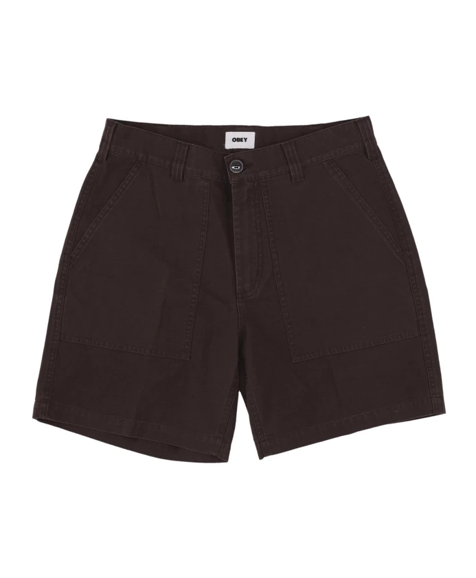 Коричневые рабочие твиловые шорты Obey, коричневый
Коричневые рабочие твиловые шорты Obey, коричневый