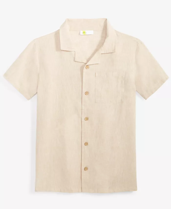 Двухцветная рубашка на пуговицах для маленьких и больших мальчиков Epic Threads, коричневый/бежевый
Двухцветная рубашка на пуговицах для маленьких и больших мальчиков Epic Threads, коричневый/бежевый