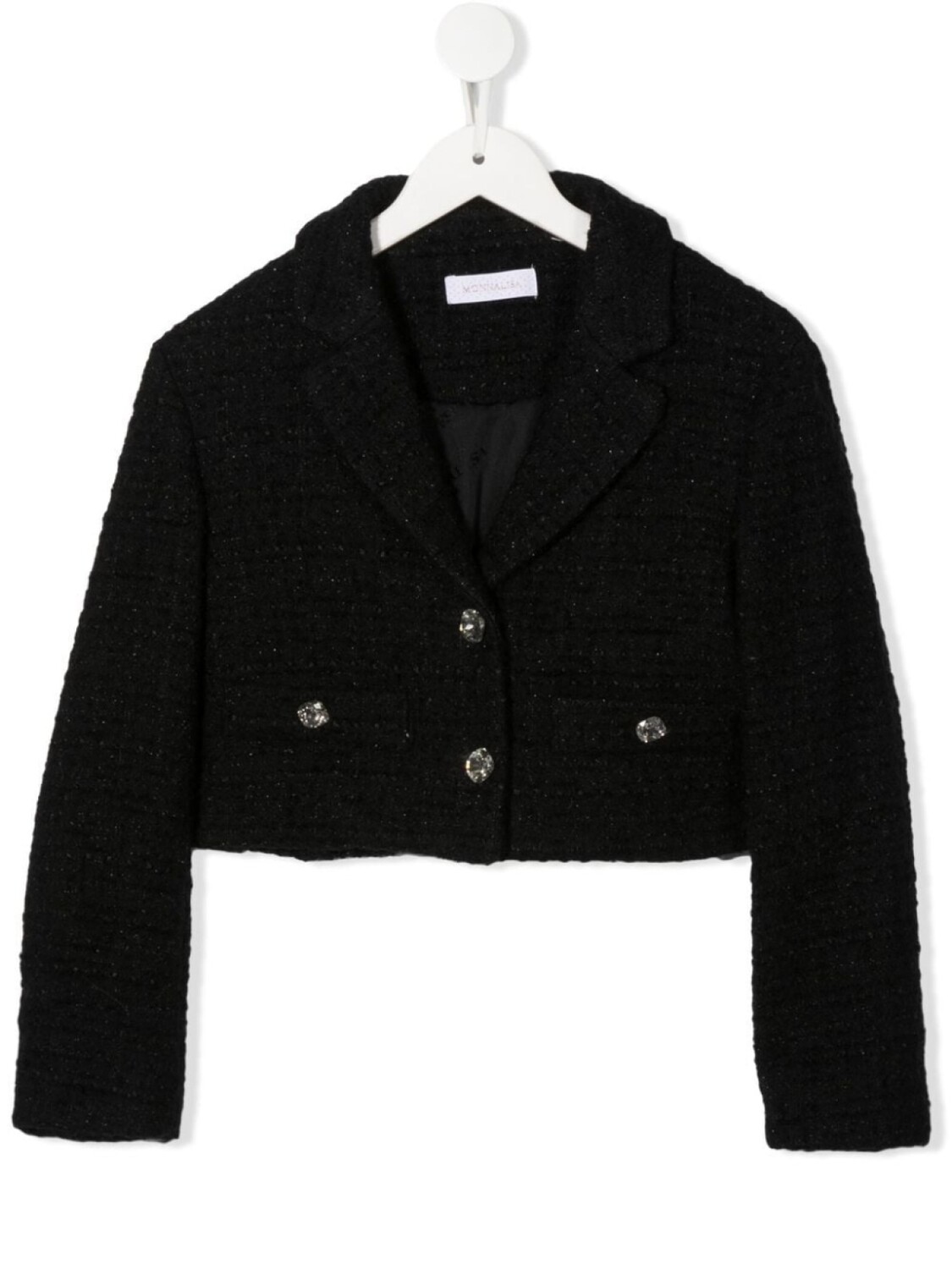 Monnalisa укороченный кардиган, черный
Monnalisa укороченный кардиган, черный