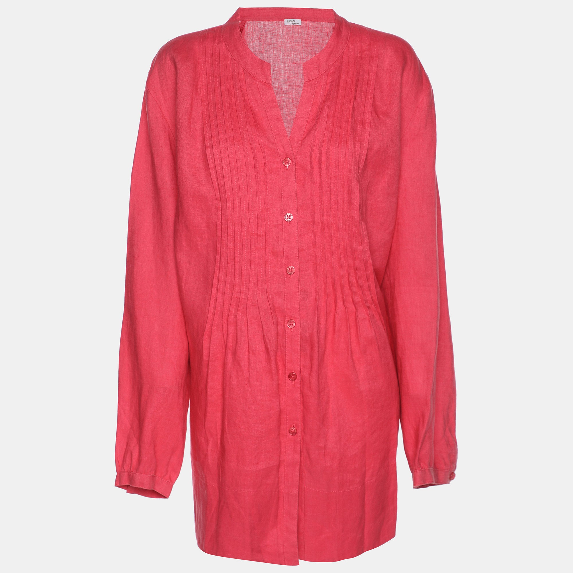 Рубашка с длинным рукавом Basler Red Linen Pintuk Plain
Рубашка с длинным рукавом Basler Red Linen Pintuk Plain