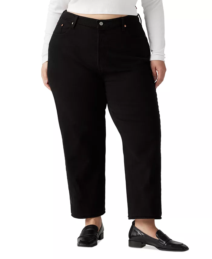 Джинсы Ribcage прямого кроя до щиколотки больших размеров Levi's, черный
Джинсы Ribcage прямого кроя до щиколотки больших размеров Levi's, черный