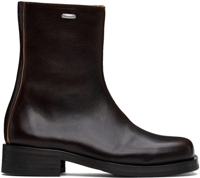 Коричневые сапоги Camion OUR LEGACY, Deep americano leather 
Коричневые сапоги Camion OUR LEGACY, Deep americano leather