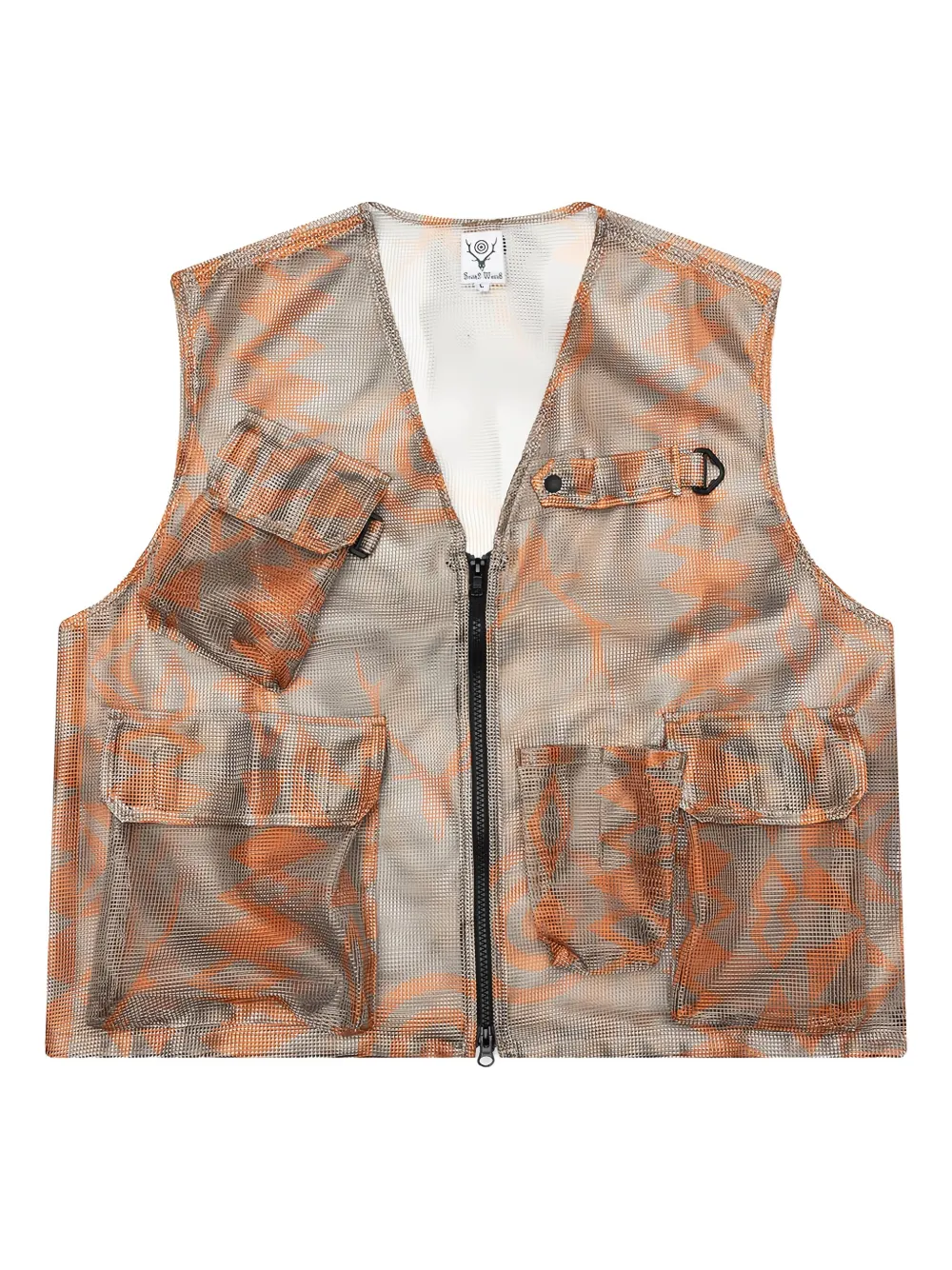 Жилет с сетчатым рисунком и карманами SOUTH2 WEST8, серый
Жилет с сетчатым рисунком и карманами SOUTH2 WEST8, серый