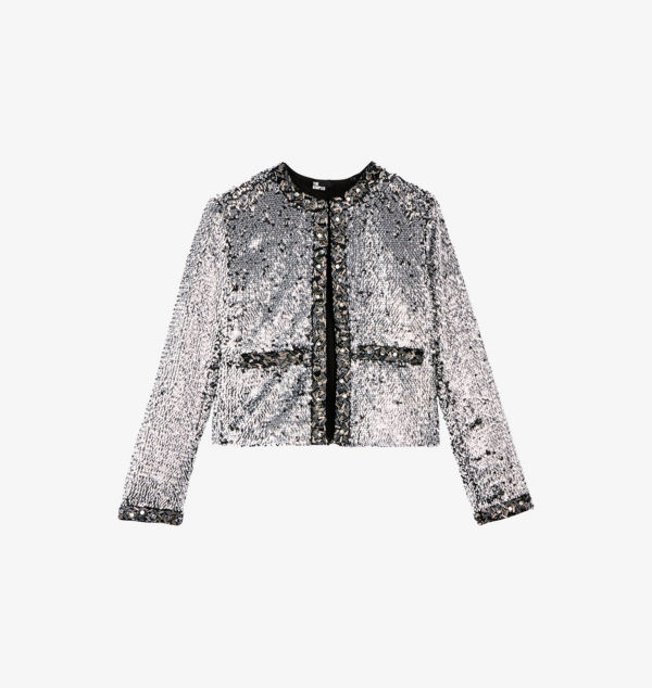 Куртка с накладными плечами, украшенная пайетками и жемчугом The Kooples, серебряный, Серебристый, Куртка с накладными плечами, украшенная пайетками и жемчугом The Kooples, серебряный
Куртка с накладными плечами, украшенная пайетками и жемчугом The Kooples, серебряный, Серебристый, Куртка с накладными плечами, украшенная пайетками и жемчугом The Kooples, серебряный