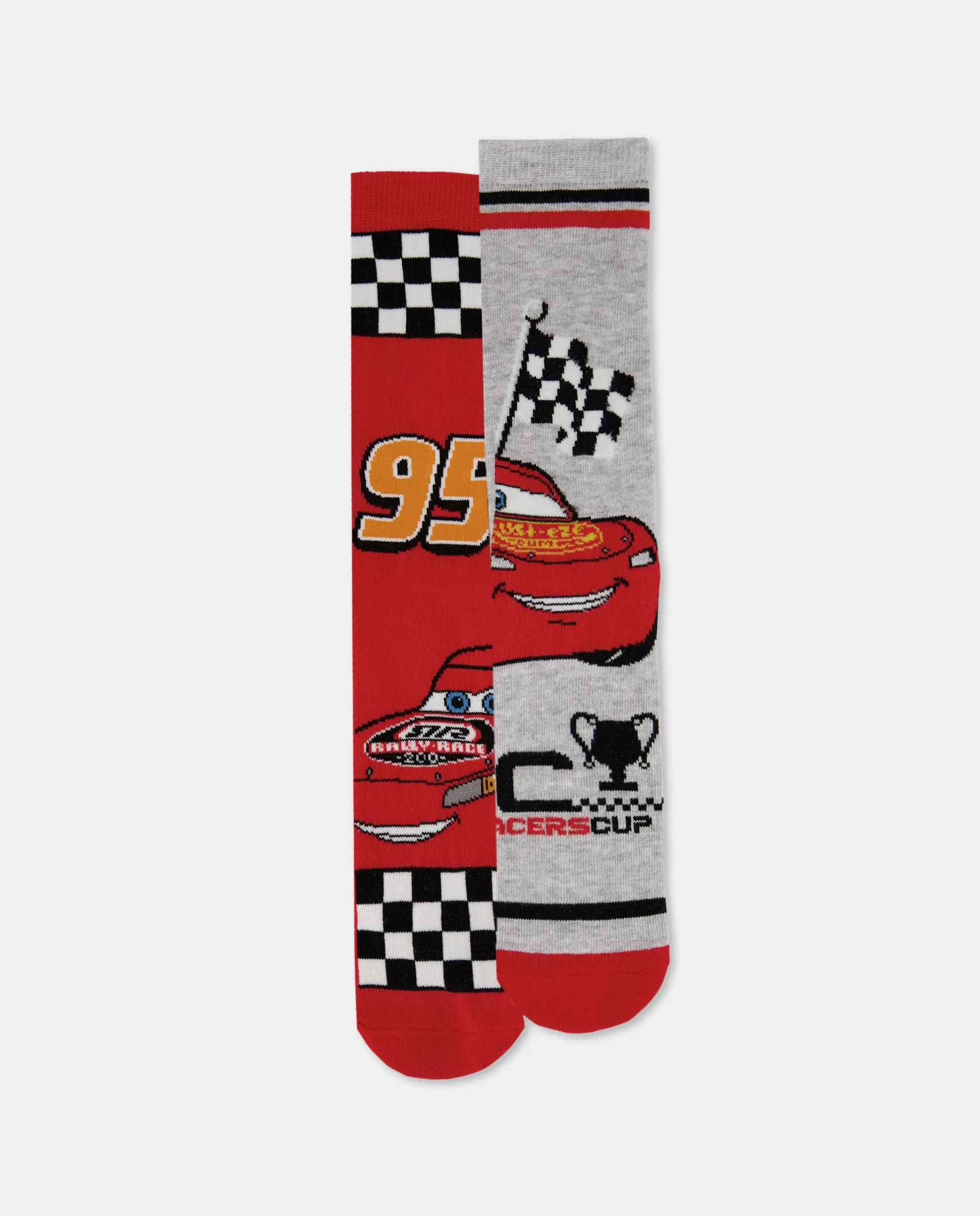 Набор из 2 противоскользящих носков с принтом CARS для мальчиков Cotton Juice, красный
Набор из 2 противоскользящих носков с принтом CARS для мальчиков Cotton Juice, красный