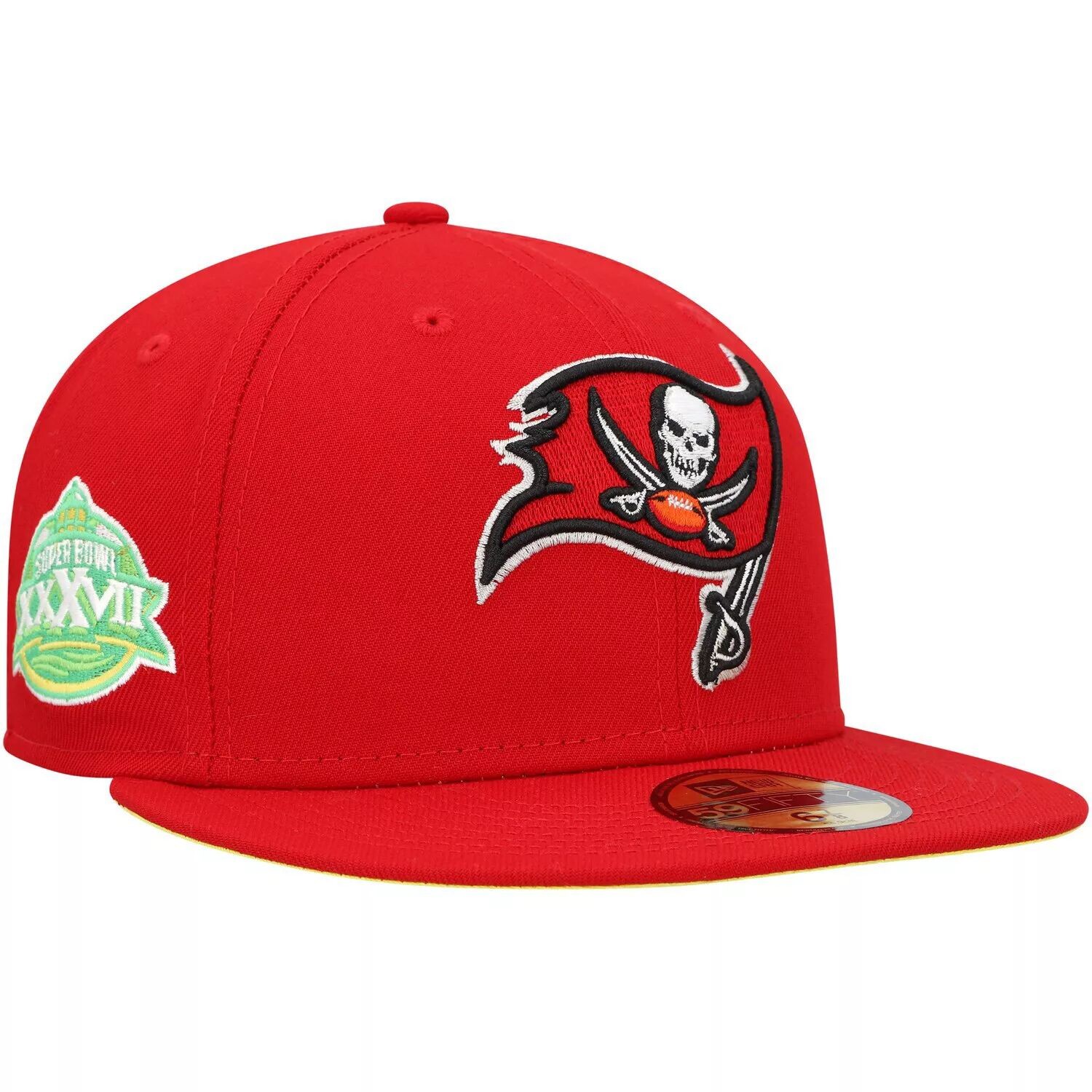 Мужская облегающая шляпа New Era Scarlet Tampa Bay Buccaneers Super Bowl XXXVII Citrus Pop 59FIFTY
Мужская облегающая шляпа New Era Scarlet Tampa Bay Buccaneers Super Bowl XXXVII Citrus Pop 59FIFTY
