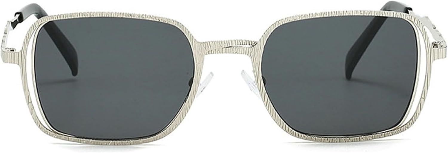 Willochra Классические модные квадратные черные солнцезащитные очки для женщин в стиле ретро, многоугольные, панк, трендовые мужские металлические прямоугольные очки UV400, C3
Willochra Классические модные квадратные черные солнцезащитные очки для женщин в стиле ретро, многоугольные, панк, трендовые мужские металлические прямоугольные очки UV400, C3