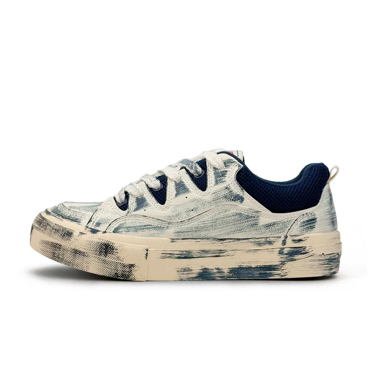 Mengsai Низкие противоскользящие износостойкие кроссовки для скейтбординга, мужские, бежево-синие
Mengsai Низкие противоскользящие износостойкие кроссовки для скейтбординга, мужские, бежево-синие