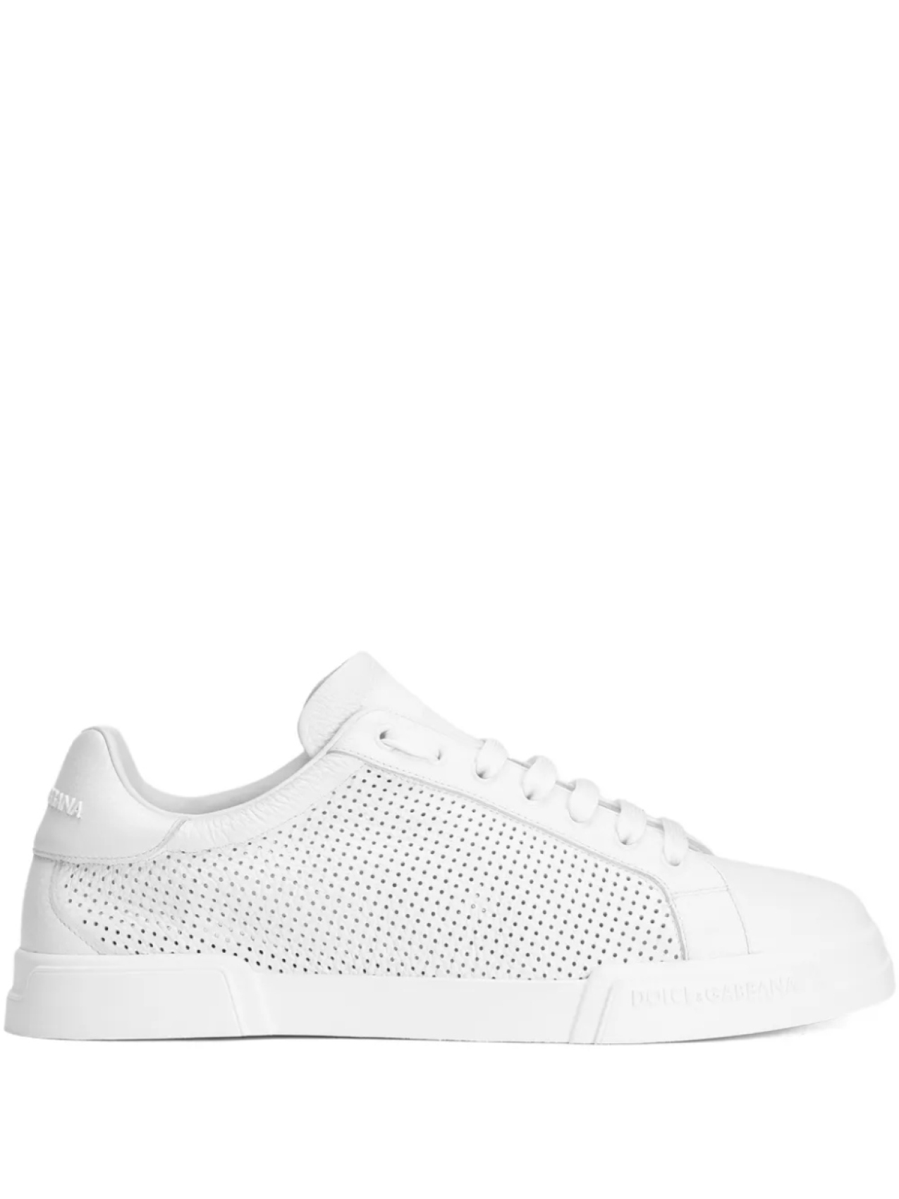 Dolce & Gabbana кроссовки Portofino с перфорацией, белый
Dolce & Gabbana кроссовки Portofino с перфорацией, белый