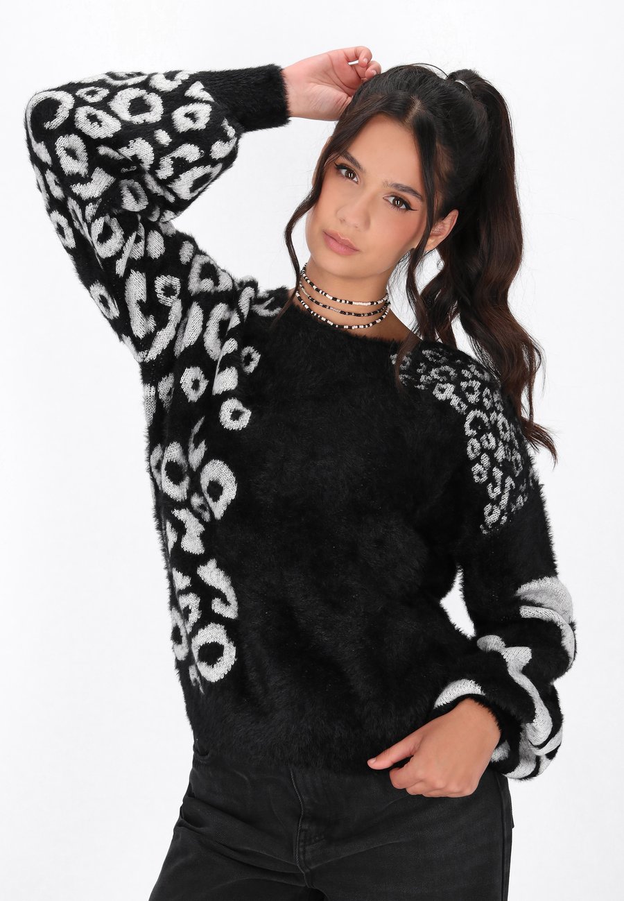 Джемпер myMo ROCKS Jumper, Black Offwhite/Black
Джемпер myMo ROCKS Jumper, Black Offwhite/Black