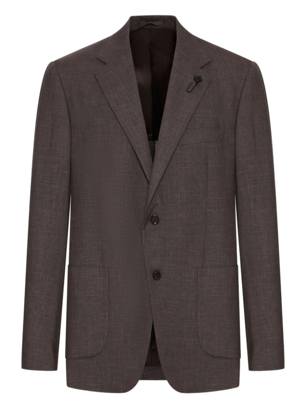 Однобортный пиджак Lardini, коричневый
Однобортный пиджак Lardini, коричневый