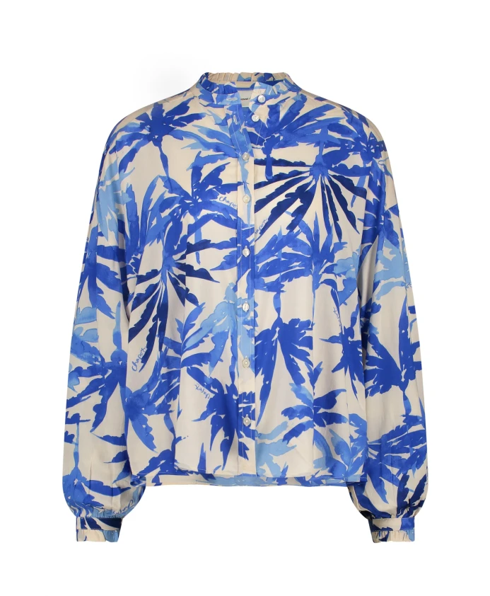 Блузка с синим узором и рукавами фонариками Fabienne Chapot, мультиколор
Блузка с синим узором и рукавами фонариками Fabienne Chapot, мультиколор