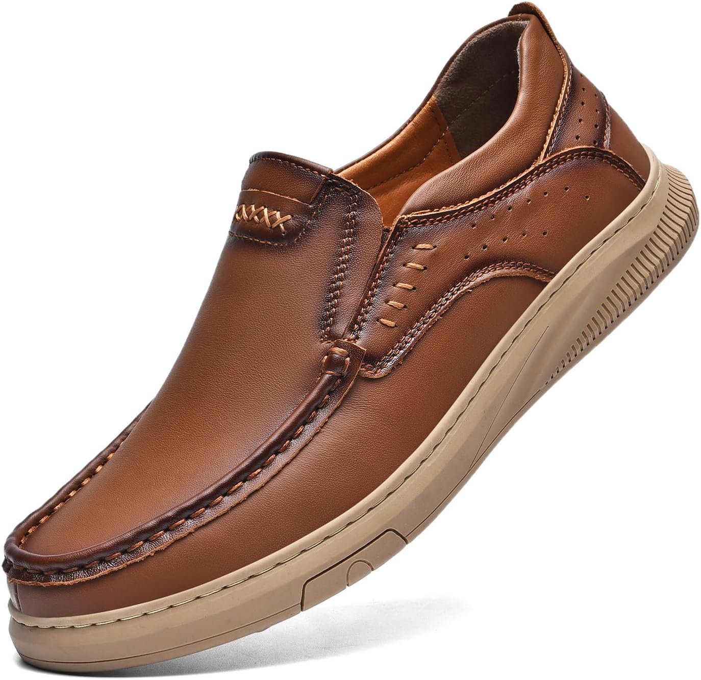 Мужские повседневные лоферы из натуральной кожи и прогулок, мягкие Welrung, коричневый
Мужские повседневные лоферы из натуральной кожи и прогулок, мягкие Welrung, коричневый