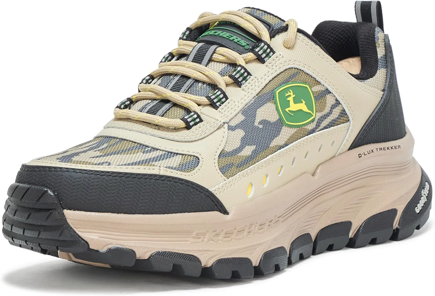 Мужские походные кроссовки Skechers John Deere D'lux Trekker Soundguard с шнуровкой, камуфляж
Мужские походные кроссовки Skechers John Deere D'lux Trekker Soundguard с шнуровкой, камуфляж