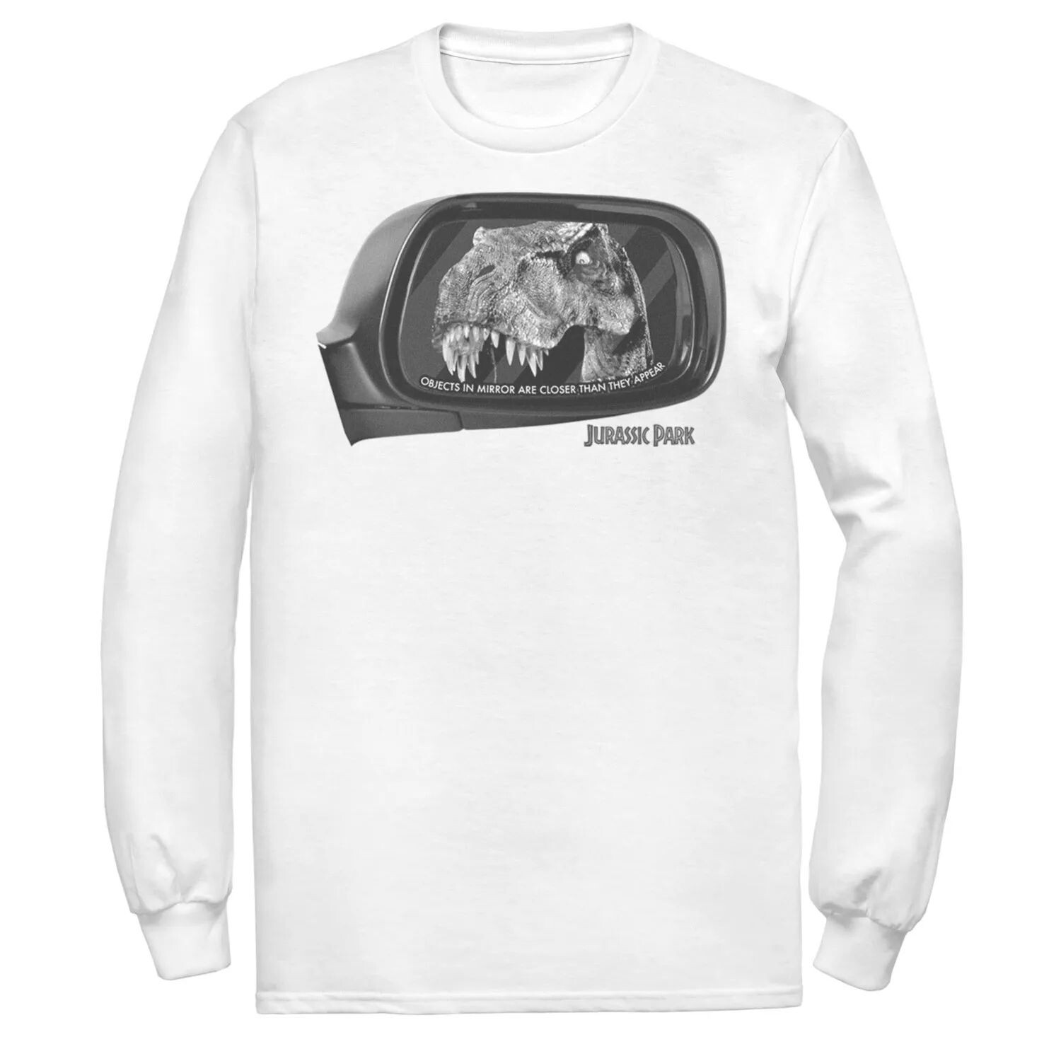 Мужская футболка Jurassic Park T-Rex In Car Side Mirror Licensed Character
Мужская футболка Jurassic Park T-Rex In Car Side Mirror Licensed Character