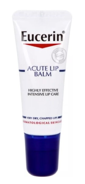 Eucerin, Бальзам для губ Acute, 10 мл
Eucerin, Бальзам для губ Acute, 10 мл