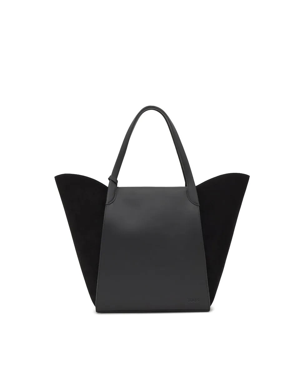 Большая кожаная сумка через плечо Tulip Tous, черный
Большая кожаная сумка через плечо Tulip Tous, черный