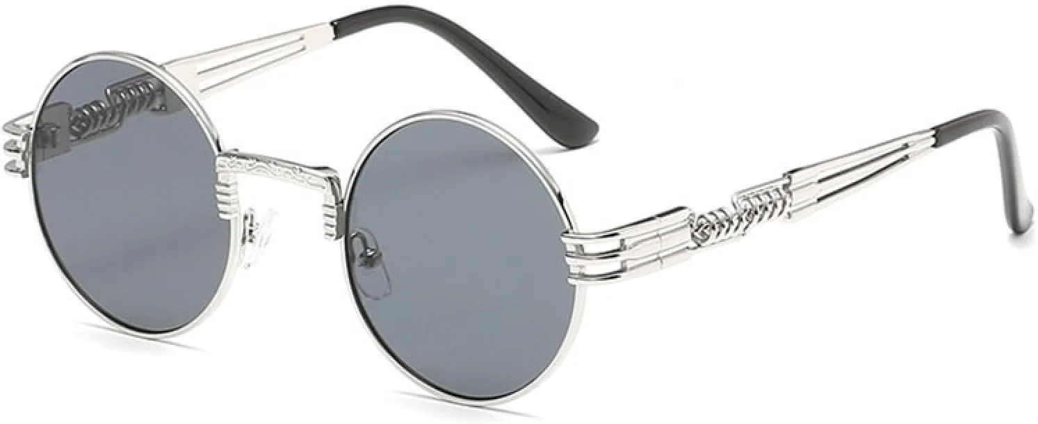 Солнцезащитные очки для мужчин и женщин в стиле стимпанк, круглая металлическая оправа, двойные пружинные дужки, разноцветные, защита от УФ-излучения UV400 DSVIGF, 02
Солнцезащитные очки для мужчин и женщин в стиле стимпанк, круглая металлическая оправа, двойные пружинные дужки, разноцветные, защита от УФ-излучения UV400 DSVIGF, 02