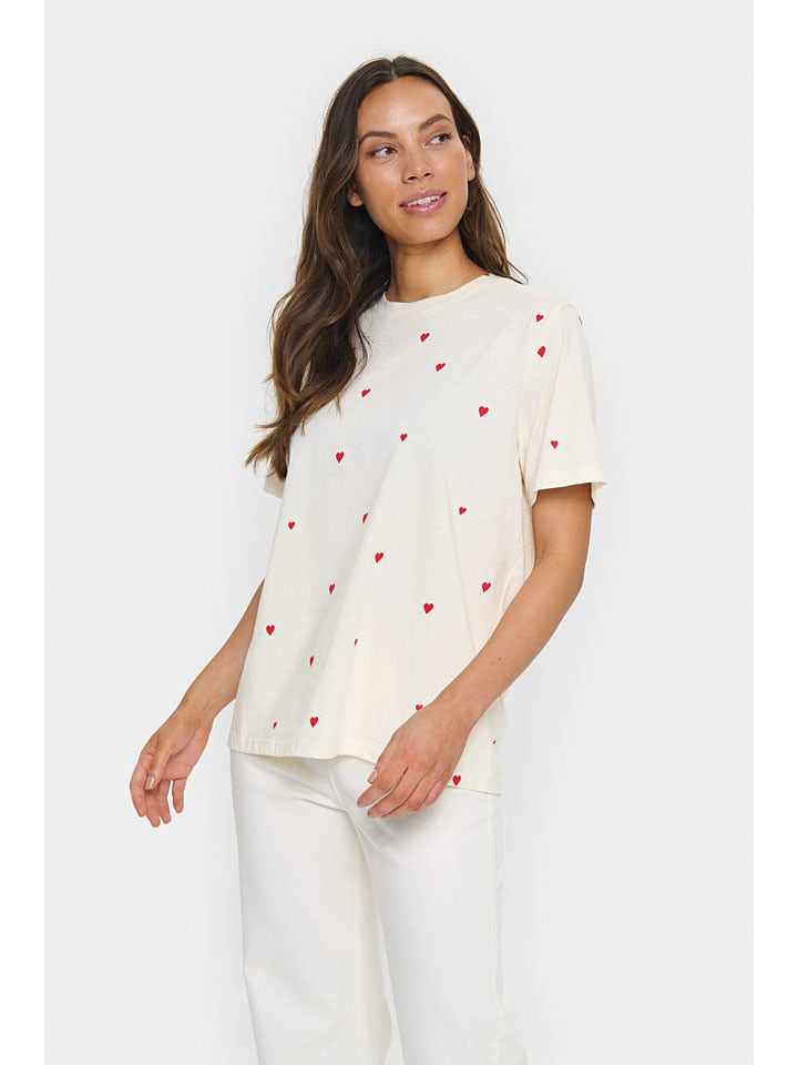 SAINT TROPEZ Футболка "Дагни" кремового цвета
SAINT TROPEZ Футболка "Дагни" кремового цвета