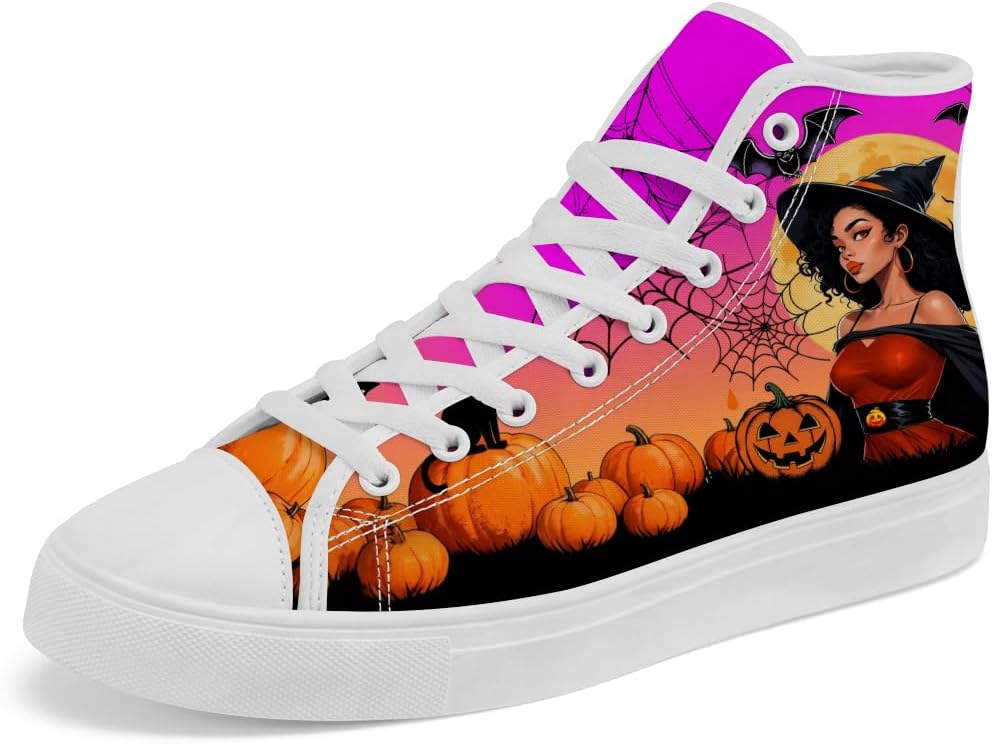 Кеды на высокой подошве Chebing Halloween с рисунком ведьмы, кружевные повседневные кроссовки для мужчин и женщин, пурпурный
Кеды на высокой подошве Chebing Halloween с рисунком ведьмы, кружевные повседневные кроссовки для мужчин и женщин, пурпурный