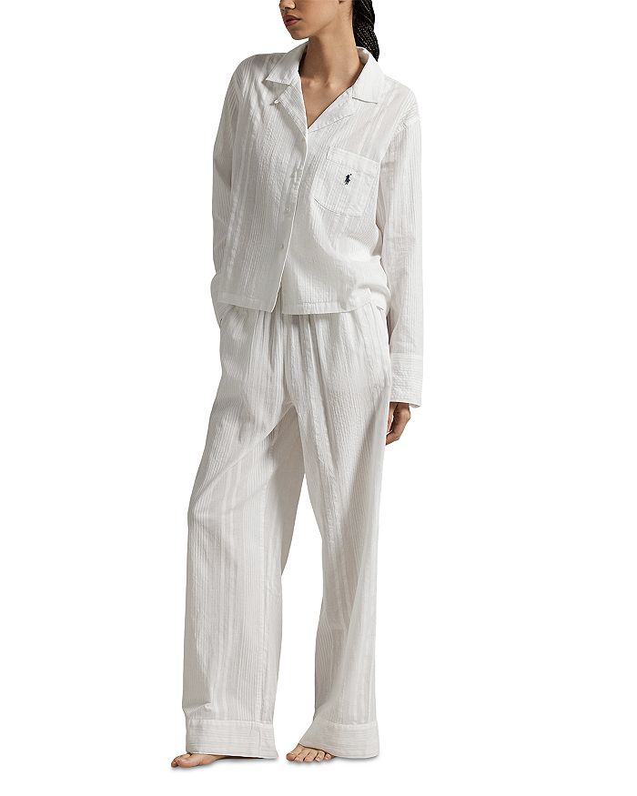 Длинный комплект пижамы Polo Ralph Lauren, белый
Длинный комплект пижамы Polo Ralph Lauren, белый