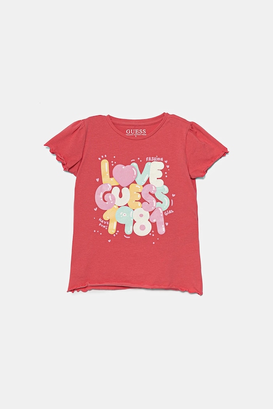 Детская футболка Guess, розовый
Детская футболка Guess, розовый