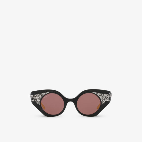GC002002 GG1327S солнцезащитные очки в круглой оправе из полиамида Gucci, черный
GC002002 GG1327S солнцезащитные очки в круглой оправе из полиамида Gucci, черный