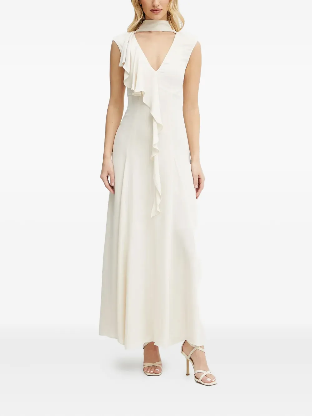 Платье макси с оборками Karl Lagerfeld, белый
Платье макси с оборками Karl Lagerfeld, белый