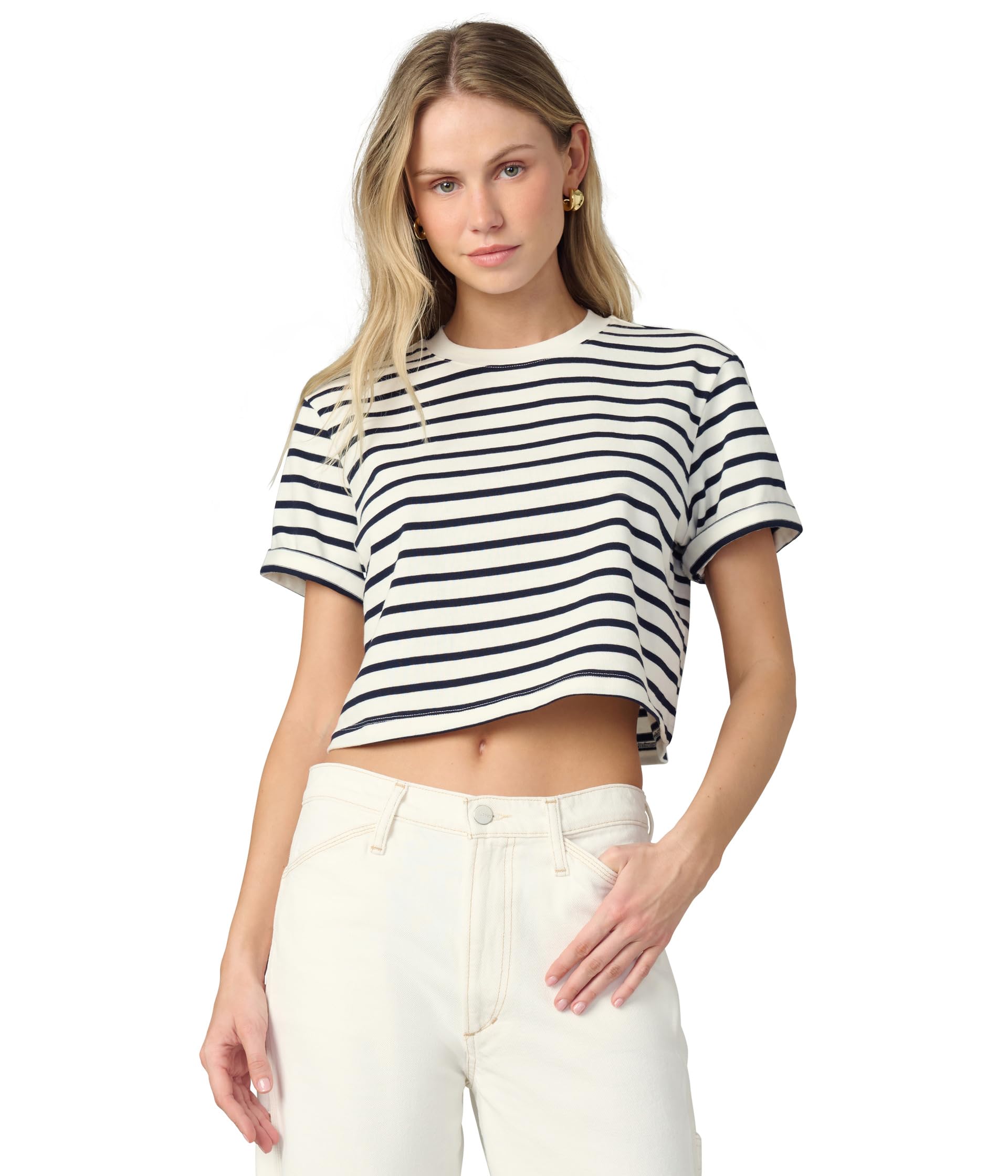 Футболка Joe's Jeans The Boxy Tee, Milk/Navy Stripe
Футболка Joe's Jeans The Boxy Tee, Milk/Navy Stripe