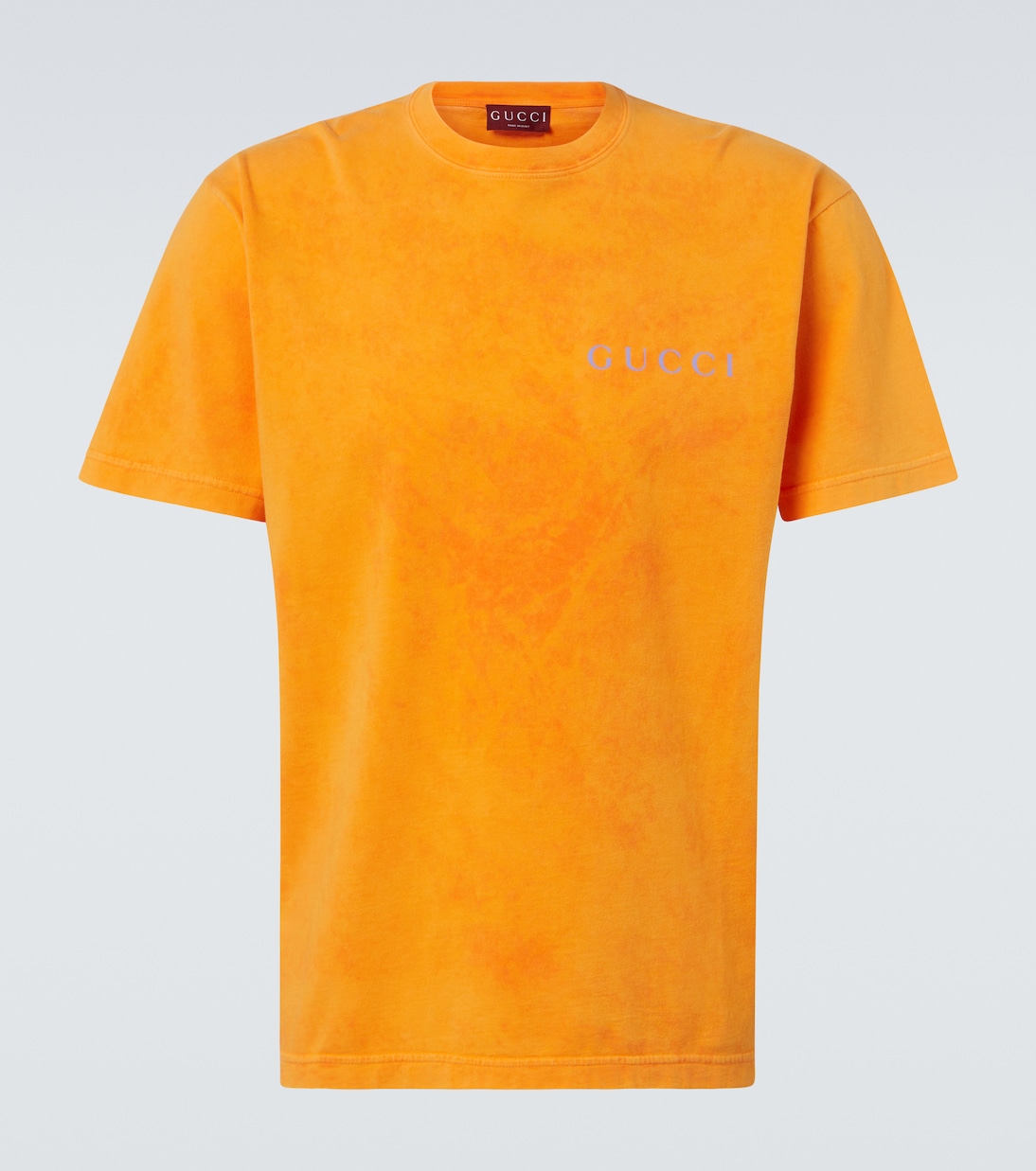 Футболка из хлопкового джерси с логотипом Gucci, Orange/Mc
Футболка из хлопкового джерси с логотипом Gucci, Orange/Mc