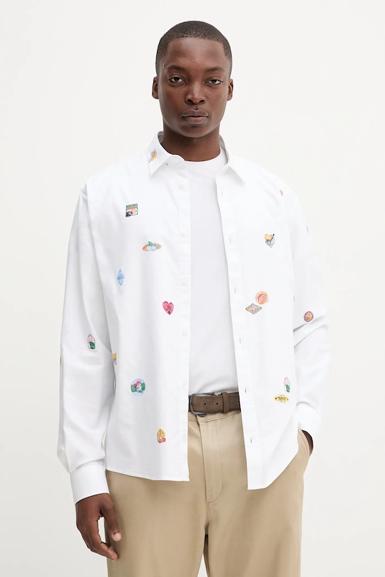 Хлопковая рубашка SAOPAOLO Desigual, белый
Хлопковая рубашка SAOPAOLO Desigual, белый