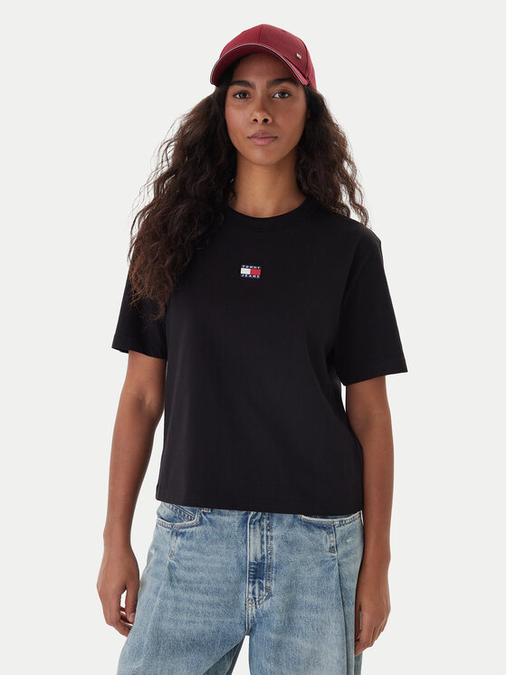 Футболка boxy fit Badge DW0DW22202 Tommy Jeans, черный
Футболка boxy fit Badge DW0DW22202 Tommy Jeans, черный