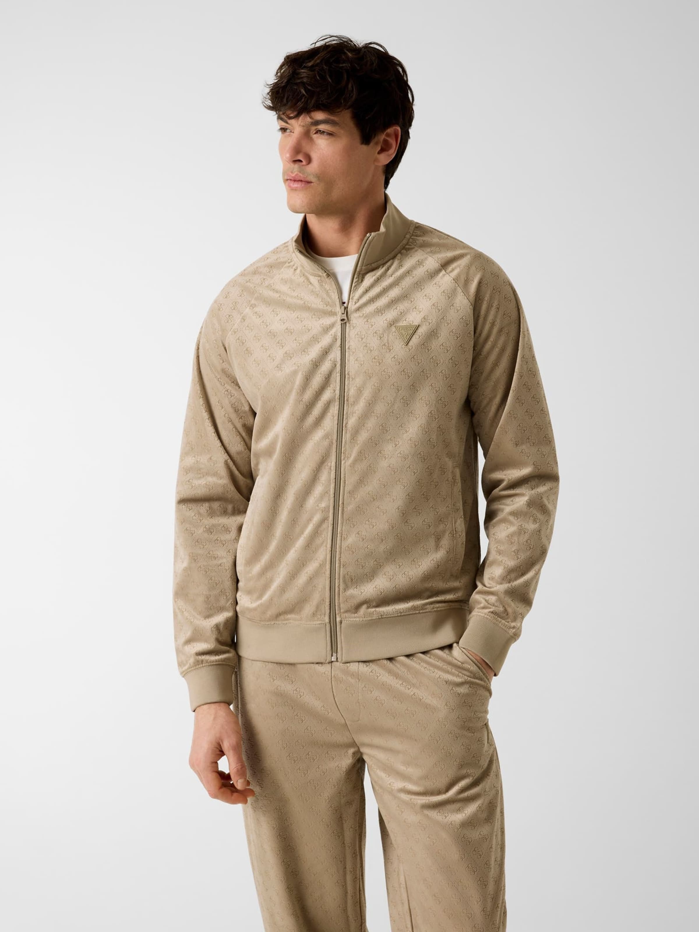 GUESS Свитшот 'Samt' в бежевом цвете
GUESS Свитшот 'Samt' в бежевом цвете