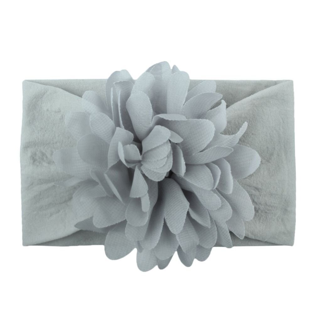 Детская повязка на голову с цветком, серая, широкая Hedo
Детская повязка на голову с цветком, серая, широкая Hedo