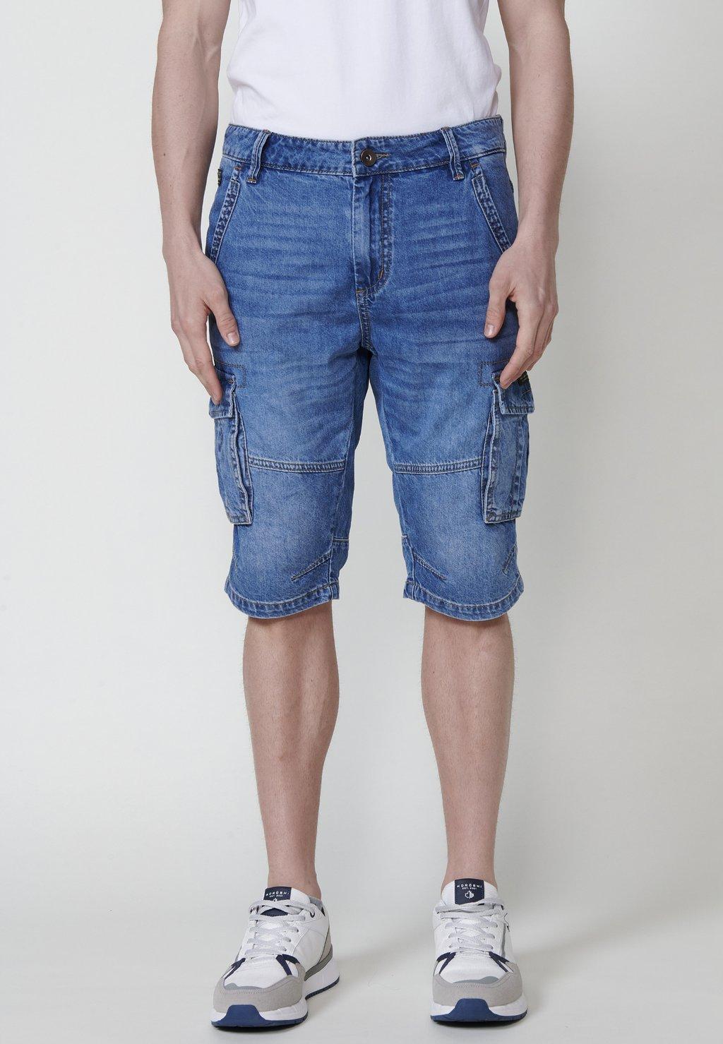 Джинсовые шорты CAPRI Koroshi, синий
Джинсовые шорты CAPRI Koroshi, синий