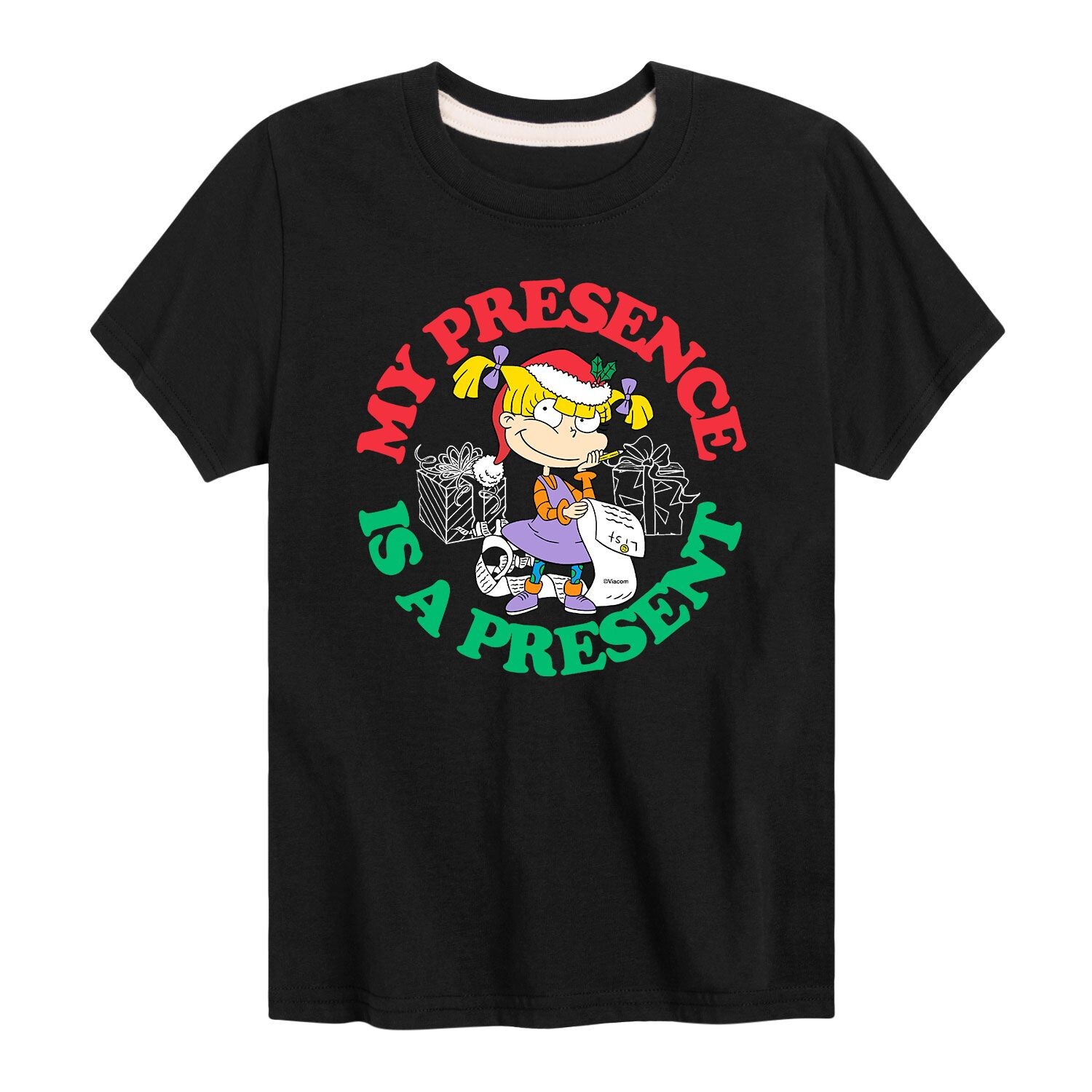 Рождественская футболка Nickelodeon Rugrats для мальчиков 8–20 лет «Мое присутствие — подарок» с изображением Анжелики Licensed Character, черный
Рождественская футболка Nickelodeon Rugrats для мальчиков 8–20 лет «Мое присутствие — подарок» с изображением Анжелики Licensed Character, черный