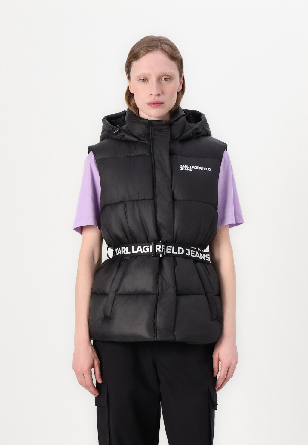 Жилет BELTED PUFFER Karl Lagerfeld Jeans, черный
Жилет BELTED PUFFER Karl Lagerfeld Jeans, черный