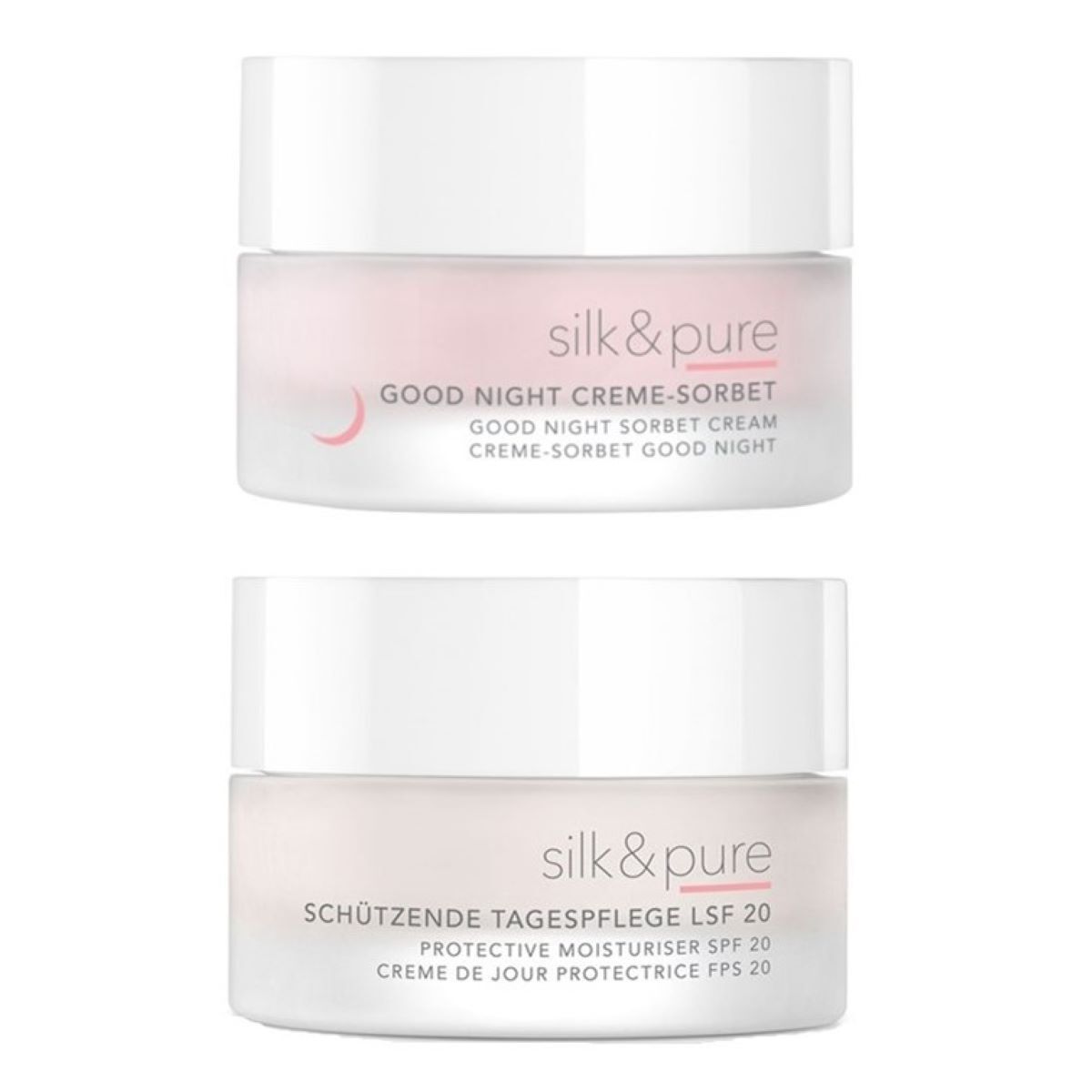 Крем для лица silk & pure tages-und nachtpflege 2er set Charlotte Meentzen, количество 1 шт.
Крем для лица silk & pure tages-und nachtpflege 2er set Charlotte Meentzen, количество 1 шт.